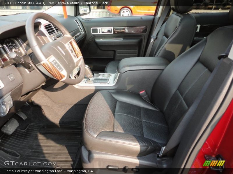 Red Candy Metallic / Charcoal Black 2010 Lincoln MKX AWD