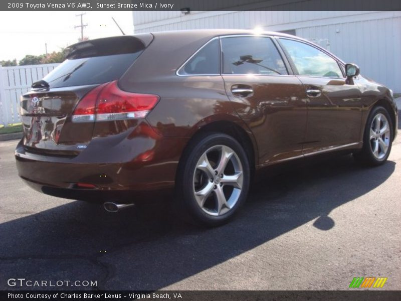 Sunset Bronze Mica / Ivory 2009 Toyota Venza V6 AWD