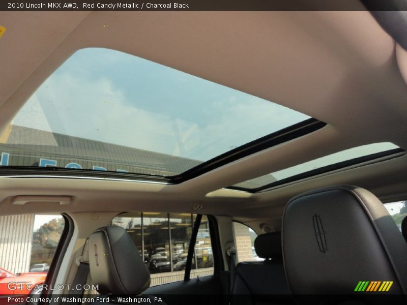 Red Candy Metallic / Charcoal Black 2010 Lincoln MKX AWD