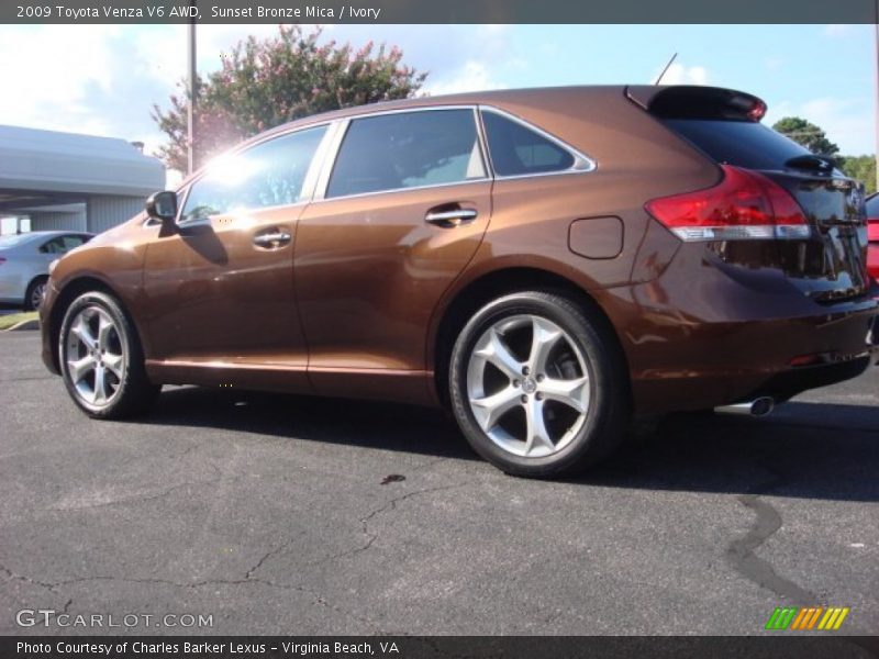 Sunset Bronze Mica / Ivory 2009 Toyota Venza V6 AWD