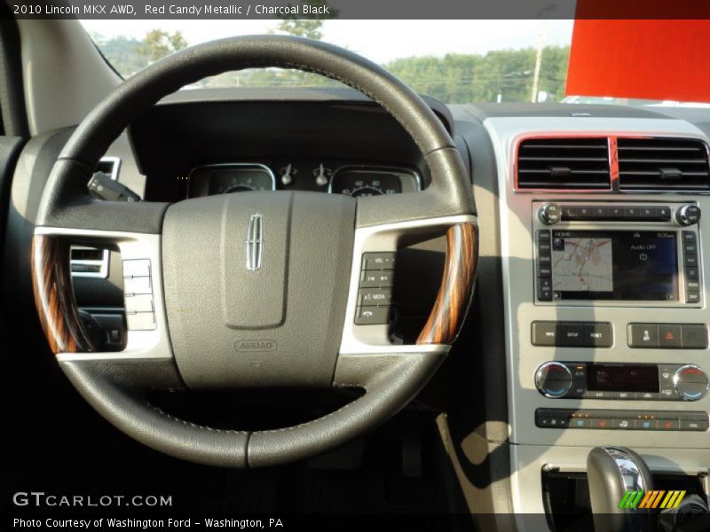 Red Candy Metallic / Charcoal Black 2010 Lincoln MKX AWD