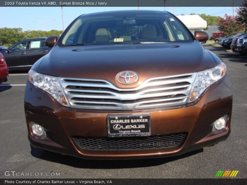 Sunset Bronze Mica / Ivory 2009 Toyota Venza V6 AWD