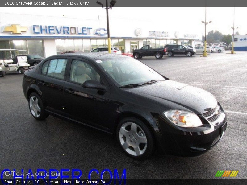 Black / Gray 2010 Chevrolet Cobalt LT Sedan