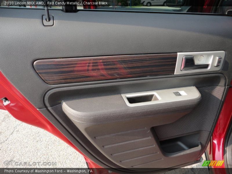 Red Candy Metallic / Charcoal Black 2010 Lincoln MKX AWD