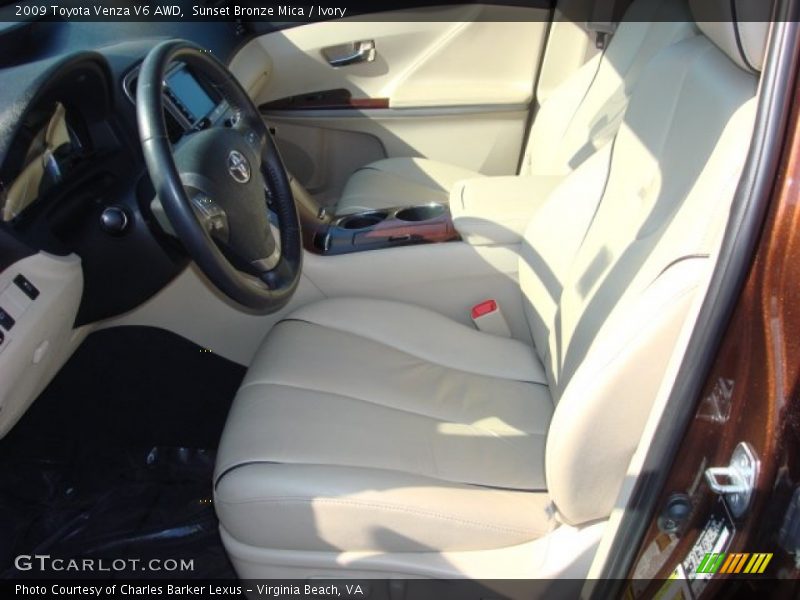 Sunset Bronze Mica / Ivory 2009 Toyota Venza V6 AWD