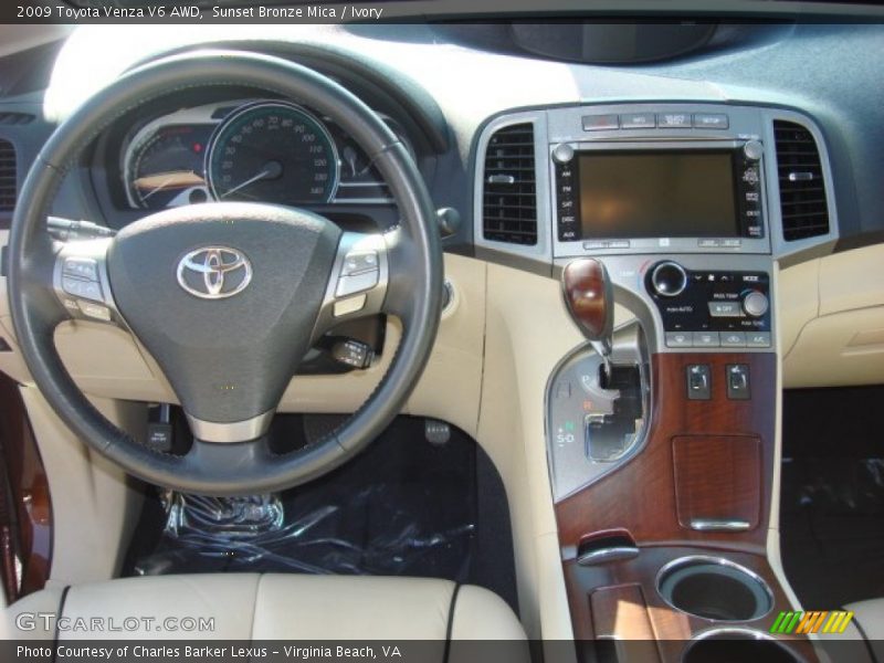 Sunset Bronze Mica / Ivory 2009 Toyota Venza V6 AWD