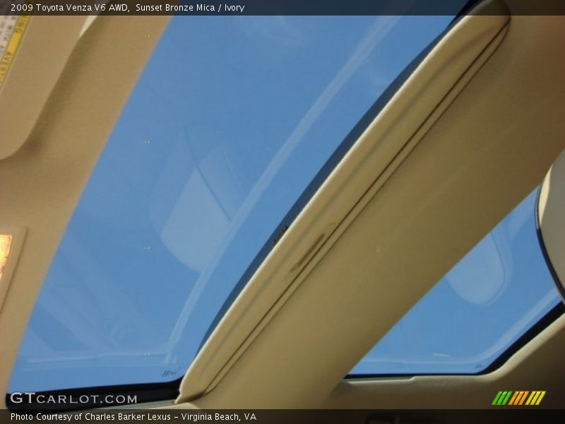 Sunset Bronze Mica / Ivory 2009 Toyota Venza V6 AWD