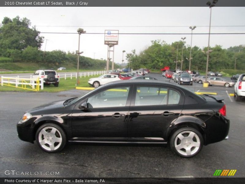 Black / Gray 2010 Chevrolet Cobalt LT Sedan