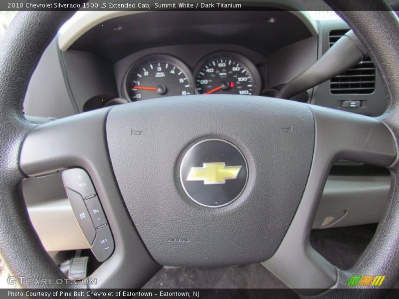 Summit White / Dark Titanium 2010 Chevrolet Silverado 1500 LS Extended Cab