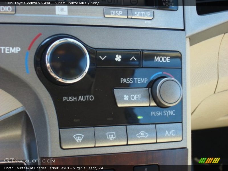 Sunset Bronze Mica / Ivory 2009 Toyota Venza V6 AWD