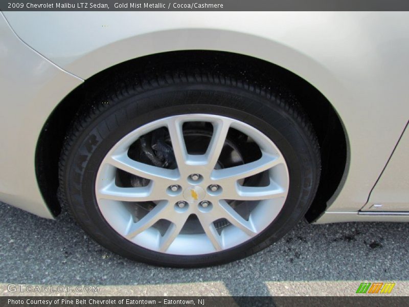 Gold Mist Metallic / Cocoa/Cashmere 2009 Chevrolet Malibu LTZ Sedan
