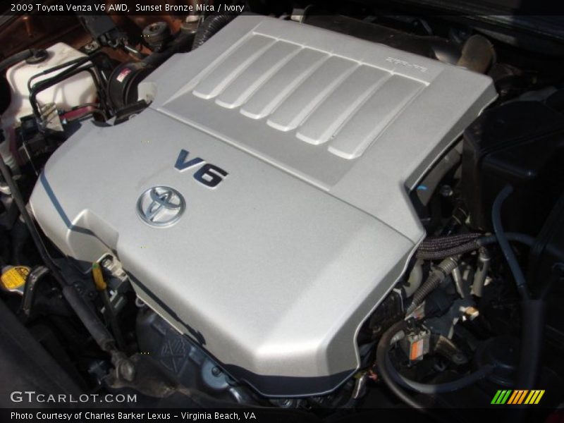 Sunset Bronze Mica / Ivory 2009 Toyota Venza V6 AWD