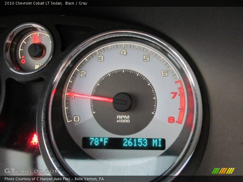 Black / Gray 2010 Chevrolet Cobalt LT Sedan