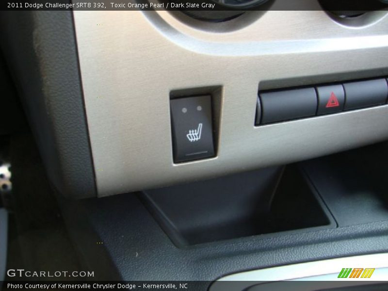 Toxic Orange Pearl / Dark Slate Gray 2011 Dodge Challenger SRT8 392
