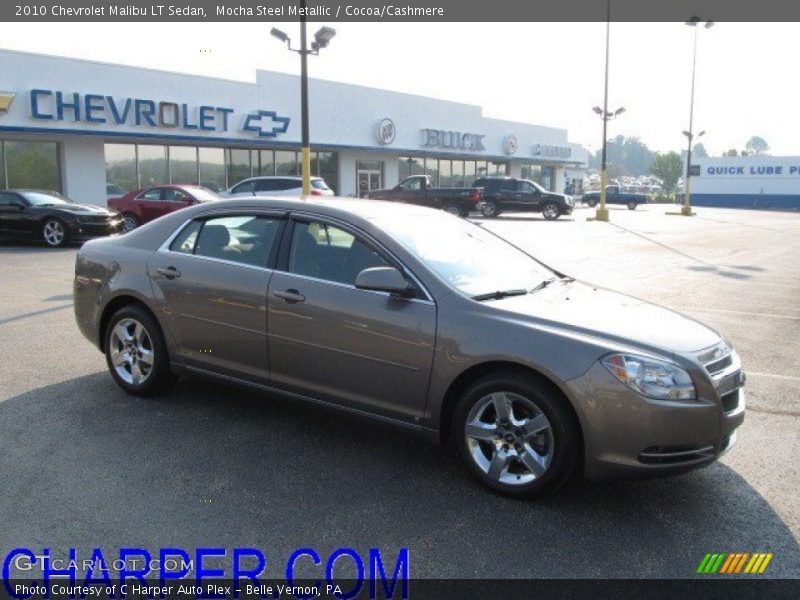 Mocha Steel Metallic / Cocoa/Cashmere 2010 Chevrolet Malibu LT Sedan