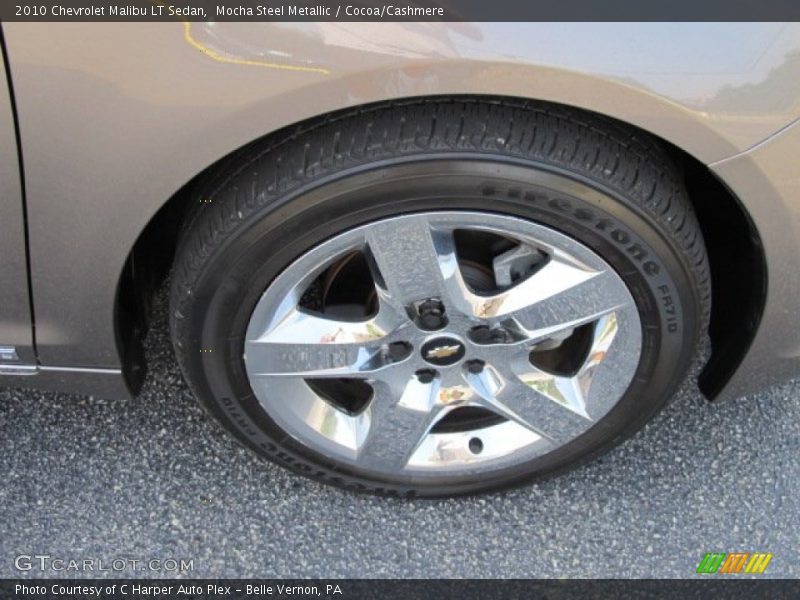 Mocha Steel Metallic / Cocoa/Cashmere 2010 Chevrolet Malibu LT Sedan