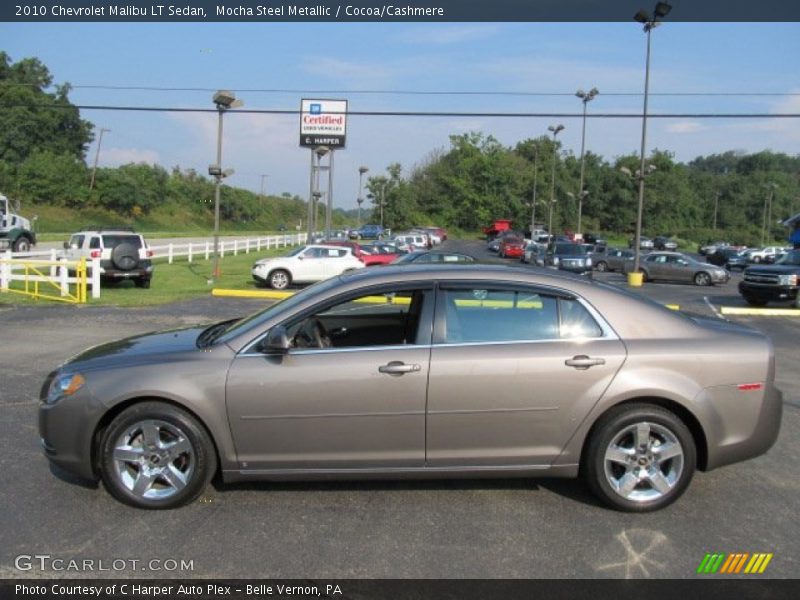 Mocha Steel Metallic / Cocoa/Cashmere 2010 Chevrolet Malibu LT Sedan
