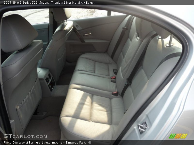 Titanium Silver Metallic / Beige 2005 BMW 5 Series 525i Sedan