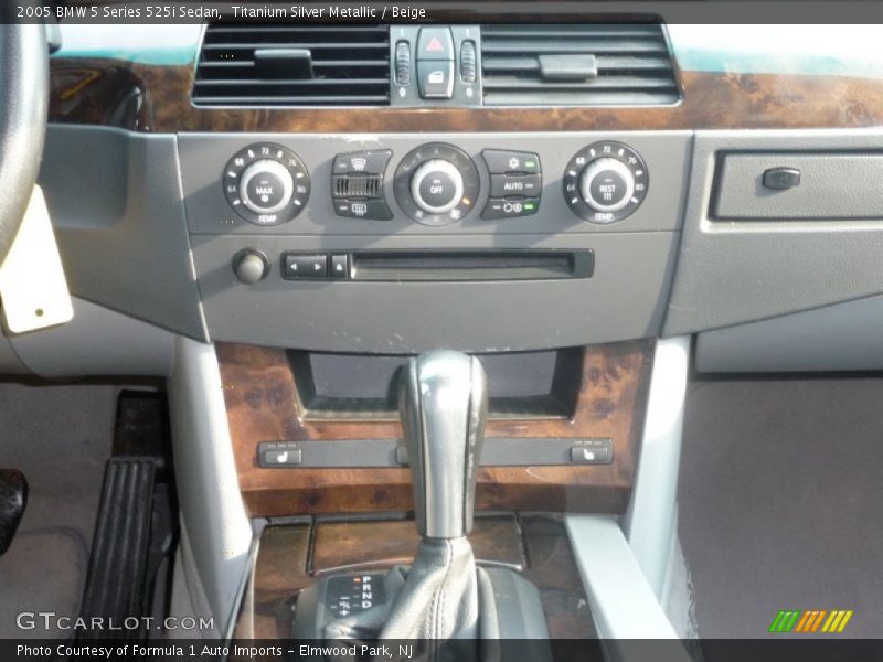 Titanium Silver Metallic / Beige 2005 BMW 5 Series 525i Sedan