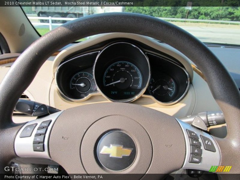 Mocha Steel Metallic / Cocoa/Cashmere 2010 Chevrolet Malibu LT Sedan