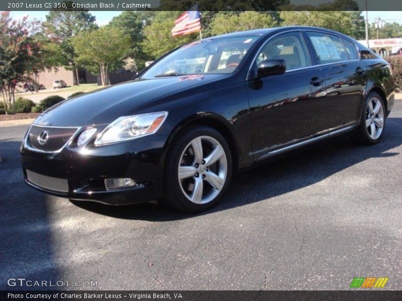 Obsidian Black / Cashmere 2007 Lexus GS 350