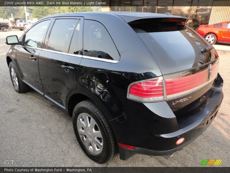 Dark Ink Blue Metallic / Light Camel 2008 Lincoln MKX AWD