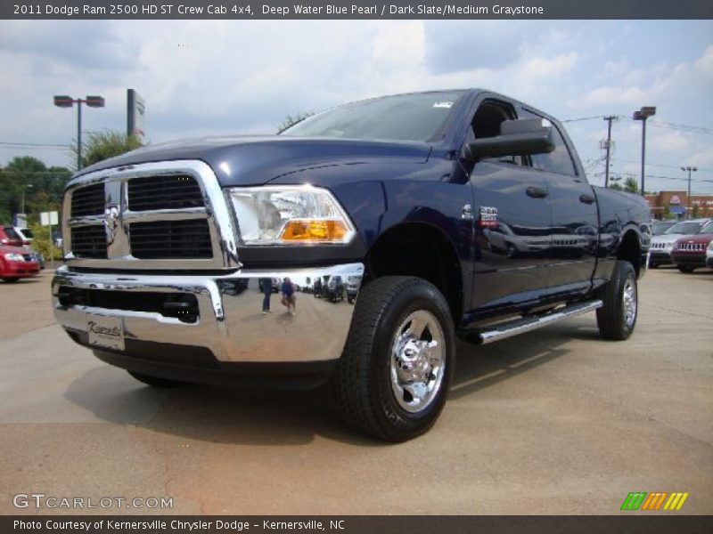 Deep Water Blue Pearl / Dark Slate/Medium Graystone 2011 Dodge Ram 2500 HD ST Crew Cab 4x4