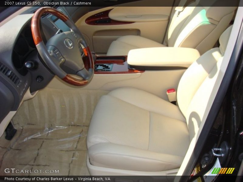 Obsidian Black / Cashmere 2007 Lexus GS 350