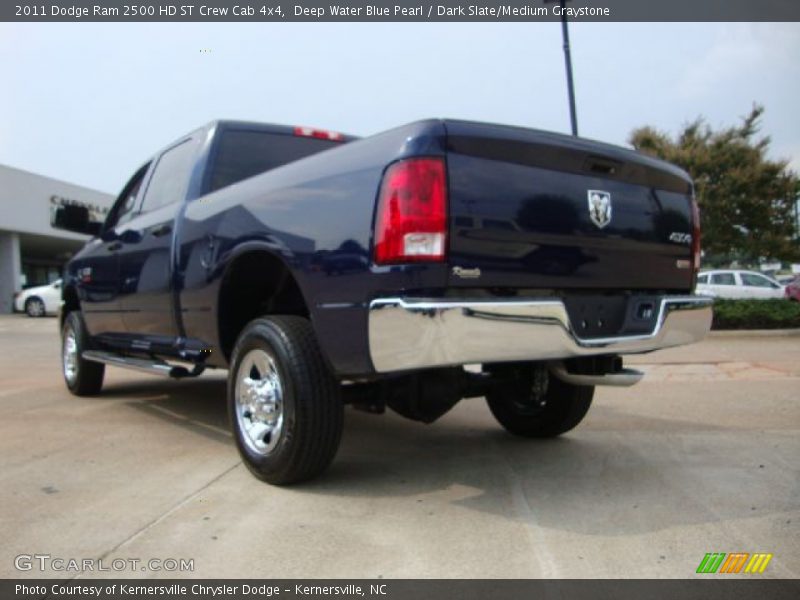 Deep Water Blue Pearl / Dark Slate/Medium Graystone 2011 Dodge Ram 2500 HD ST Crew Cab 4x4