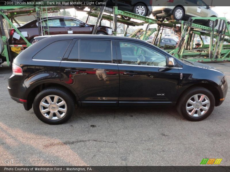 Dark Ink Blue Metallic / Light Camel 2008 Lincoln MKX AWD