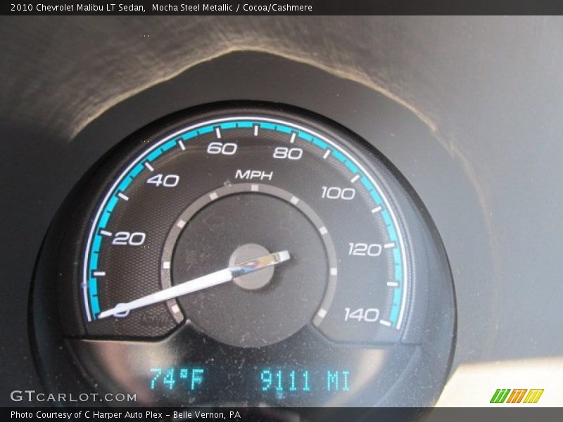 Mocha Steel Metallic / Cocoa/Cashmere 2010 Chevrolet Malibu LT Sedan