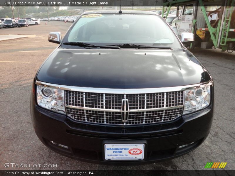 Dark Ink Blue Metallic / Light Camel 2008 Lincoln MKX AWD