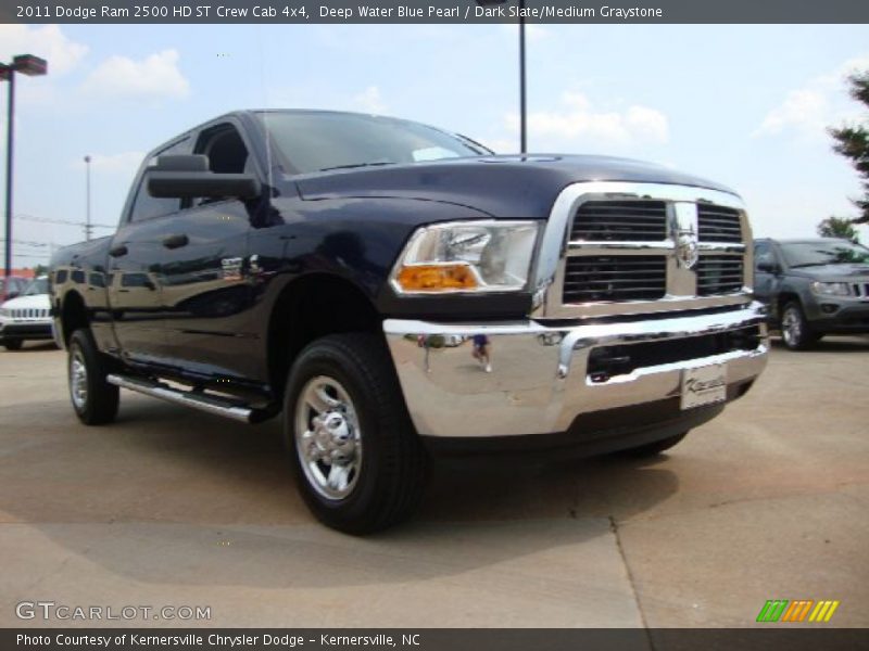Deep Water Blue Pearl / Dark Slate/Medium Graystone 2011 Dodge Ram 2500 HD ST Crew Cab 4x4