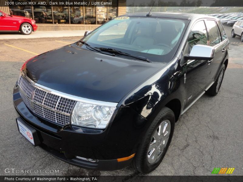 Dark Ink Blue Metallic / Light Camel 2008 Lincoln MKX AWD
