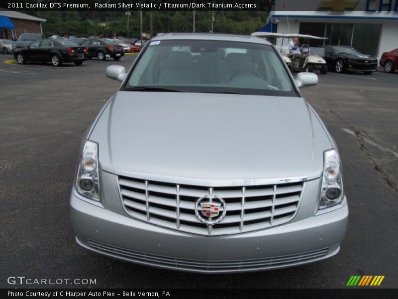 Radiant Silver Metallic / Titanium/Dark Titanium Accents 2011 Cadillac DTS Premium