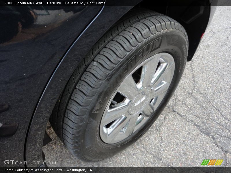 Dark Ink Blue Metallic / Light Camel 2008 Lincoln MKX AWD