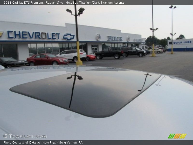 Radiant Silver Metallic / Titanium/Dark Titanium Accents 2011 Cadillac DTS Premium