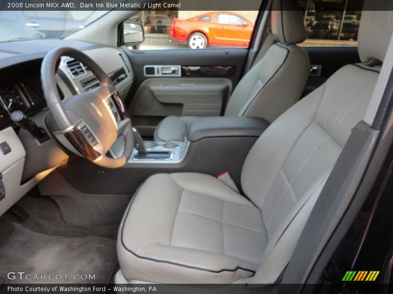 Dark Ink Blue Metallic / Light Camel 2008 Lincoln MKX AWD
