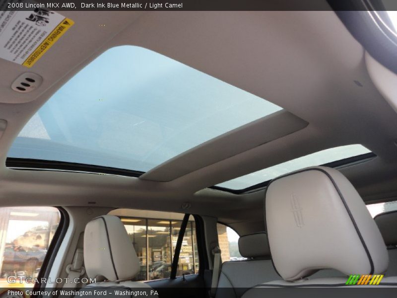 Dark Ink Blue Metallic / Light Camel 2008 Lincoln MKX AWD