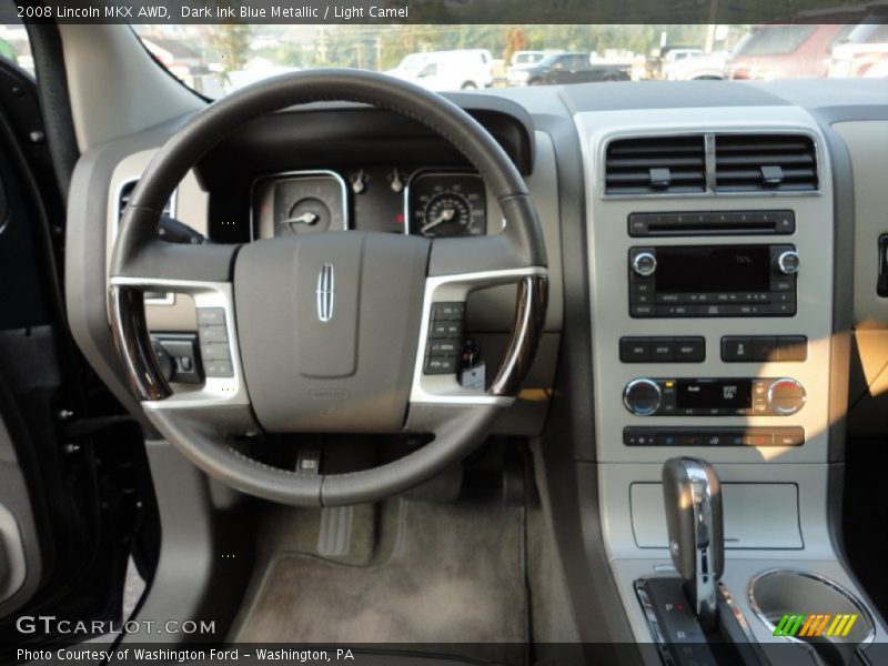 Dark Ink Blue Metallic / Light Camel 2008 Lincoln MKX AWD