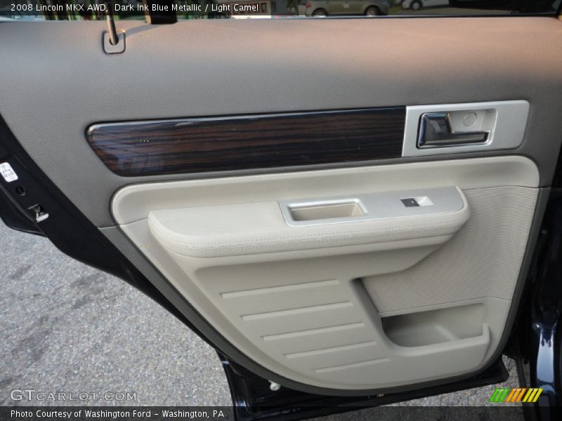 Dark Ink Blue Metallic / Light Camel 2008 Lincoln MKX AWD