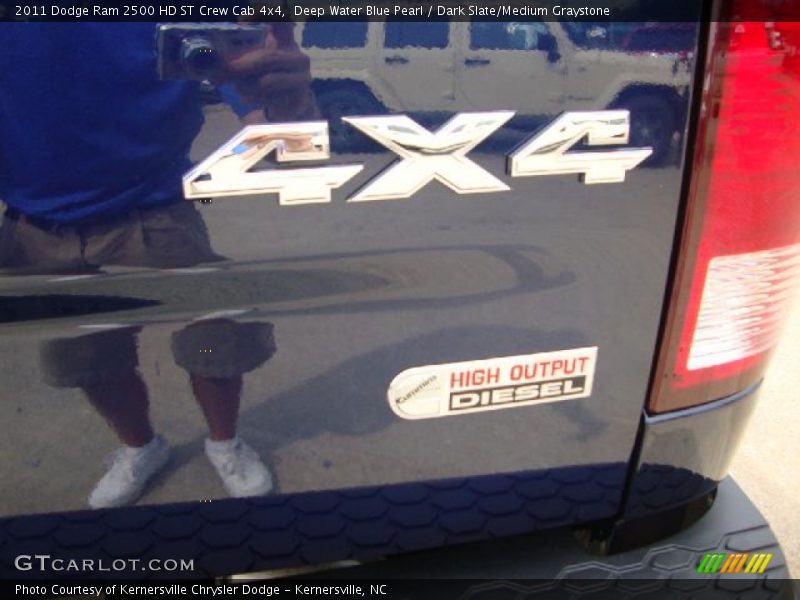 Deep Water Blue Pearl / Dark Slate/Medium Graystone 2011 Dodge Ram 2500 HD ST Crew Cab 4x4