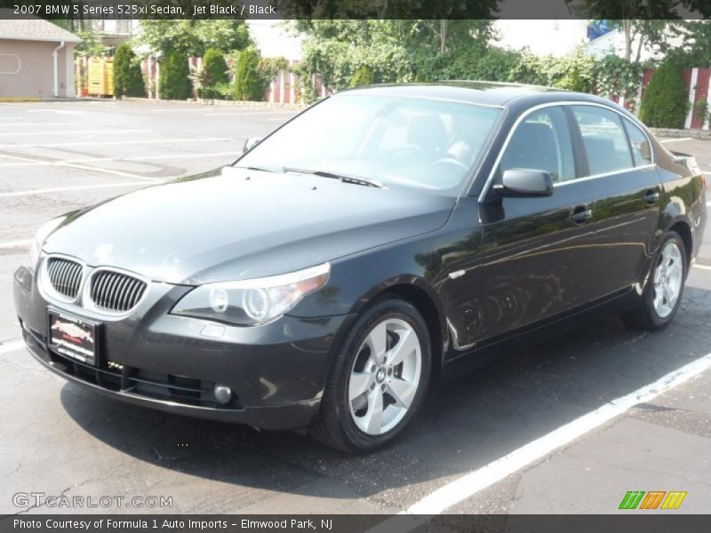 Jet Black / Black 2007 BMW 5 Series 525xi Sedan