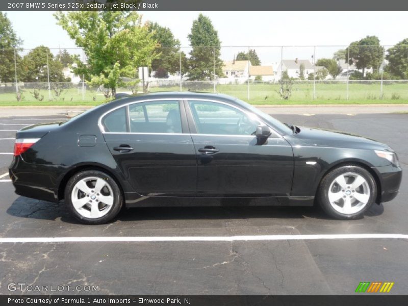 Jet Black / Black 2007 BMW 5 Series 525xi Sedan