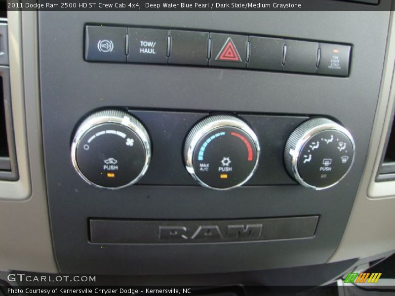 Deep Water Blue Pearl / Dark Slate/Medium Graystone 2011 Dodge Ram 2500 HD ST Crew Cab 4x4