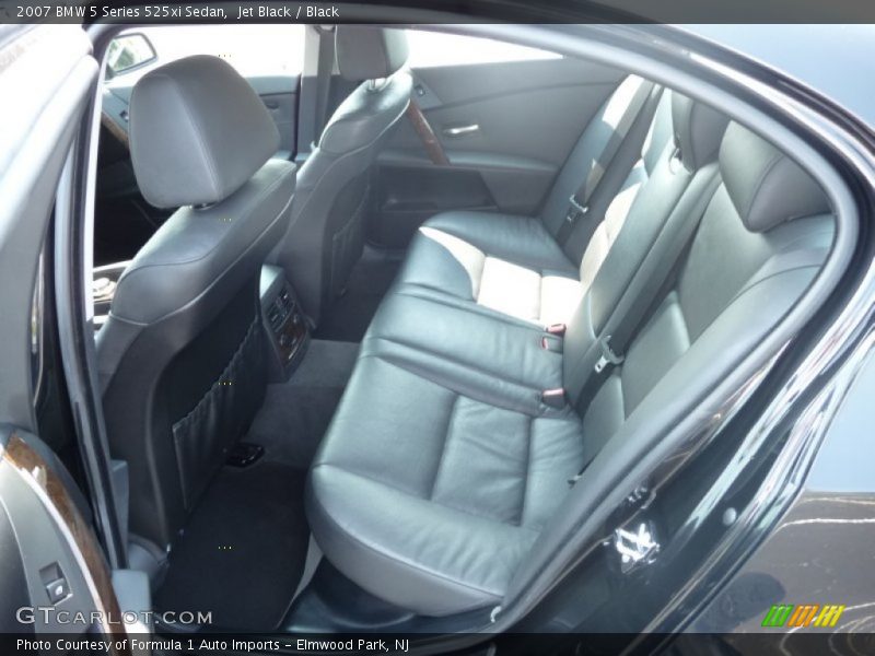 Jet Black / Black 2007 BMW 5 Series 525xi Sedan