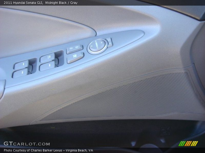 Midnight Black / Gray 2011 Hyundai Sonata GLS