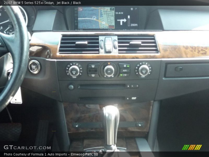 Jet Black / Black 2007 BMW 5 Series 525xi Sedan