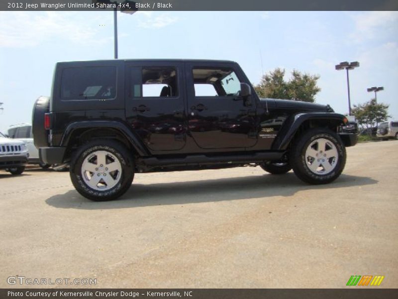 Black / Black 2012 Jeep Wrangler Unlimited Sahara 4x4