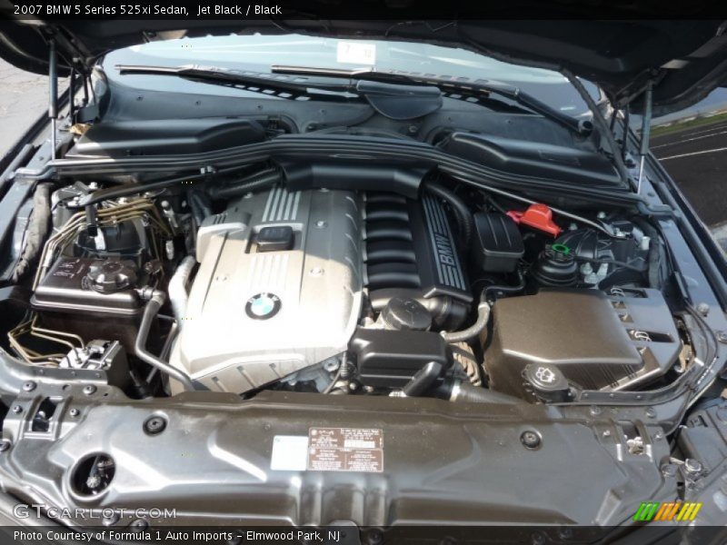 Jet Black / Black 2007 BMW 5 Series 525xi Sedan